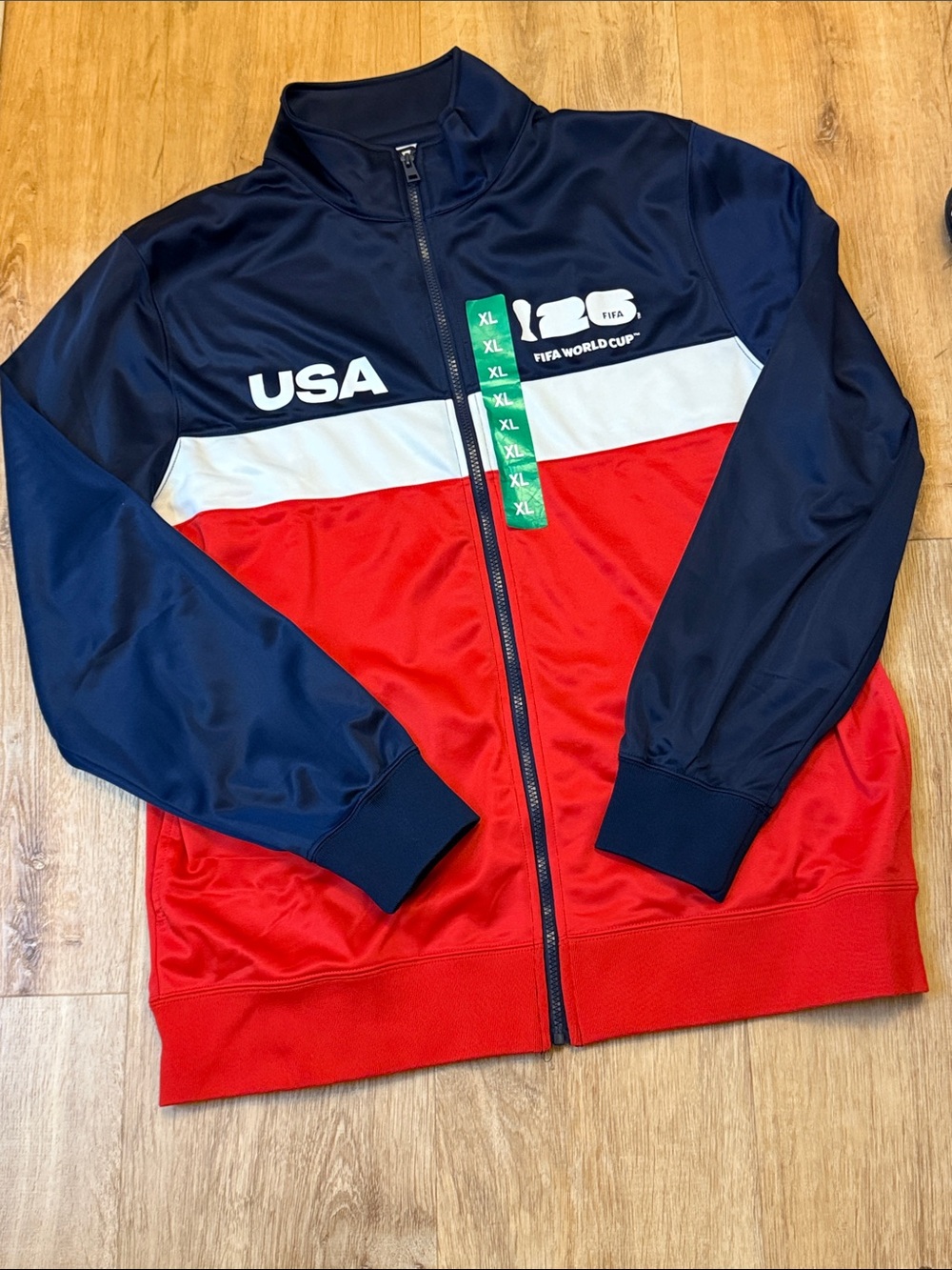 USA FIFA World Cup Performance Track Jacket - Navy/Red/White
